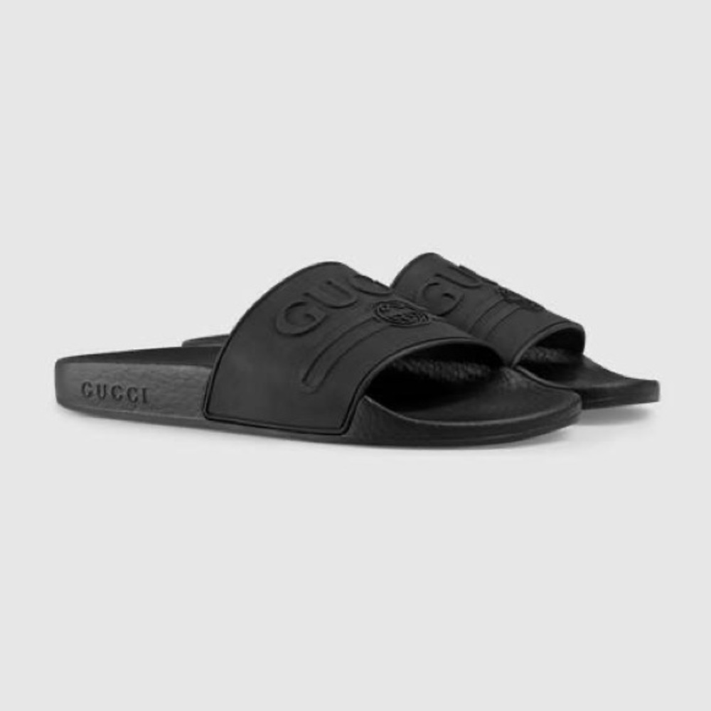 Authentic GUCCI rubber slides